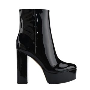 Marc Fisher Patent Leather Caled 2 Platform Bootie NIB 10